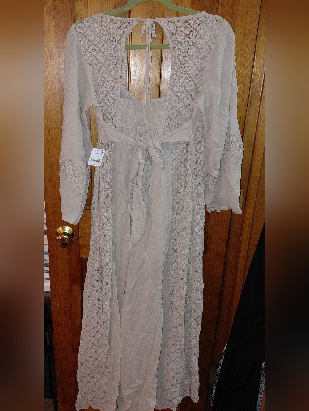 Free People Starlight Maxi Dress in Morning Oat - Picture 11 of 16